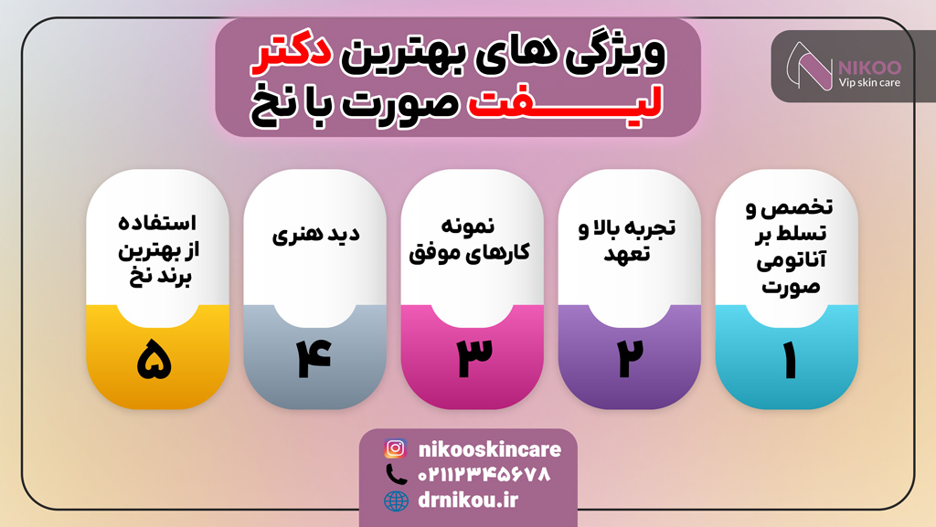 ویژگی های بهترین دکتر لیفت صورت با نخ